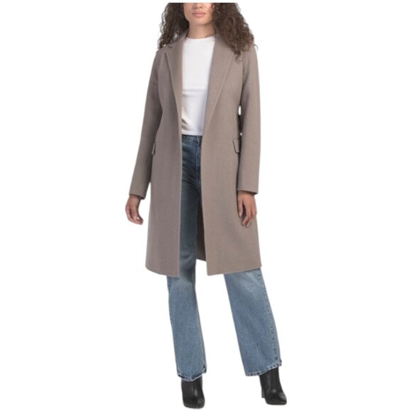 Theory Jackets & Blazers - THEORY Wool Blend Belt B New Divide Coat